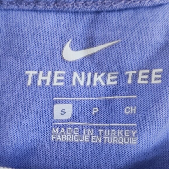 Nike Tee "Just do it" short sleeve T-shirt lilac women's size S - Picture 5 of 9